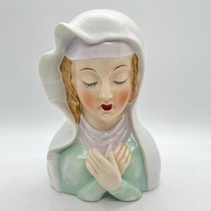 Nippon Yoko Boeki Madonna Virgin Mary Head Busy Porcelain Figurine